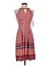 Wisp Print Red Casual Dress Size 2 - photo 1