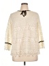 Talbots 100% Polyester Ivory 3/4 Sleeve Blouse Size 1X - photo 1