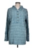 Soft Surroundings 100% Cotton Blue Pullover Sweater Size L - photo 1