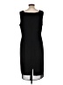 Dana Kay 100% Polyester Solid Black Cocktail Dress Size 14 - photo 2