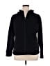 SWISSTECH 100% Polyester Solid Black Zip Up Hoodie Size XL - photo 1