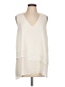 J.Jill 100% Polyester Ivory Sleeveless Blouse Size L - photo 1