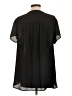 Torrid Black Short Sleeve Blouse Size Lg Plus (0) - photo 2