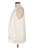 J.Jill 100% Polyester Ivory Sleeveless Blouse Size L - photo 5