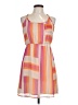 Roxy 100% Polyester Color Block Orange Casual Dress Size L - photo 1