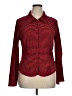 Cider Houndstooth Red Long Sleeve Blouse Size 1X - photo 1