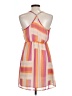 Roxy 100% Polyester Color Block Orange Casual Dress Size L - photo 2