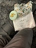 Assorted Brands Floral Gray Tan 3/4 Sleeve Button-Down Shirt Size 11 - photo 8