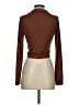 Le Lis Brown Long Sleeve Blouse Size S - photo 2