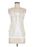No Boundaries 100% Polyester Ivory Sleeveless Blouse Size M - photo 1