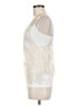 No Boundaries 100% Polyester Ivory Sleeveless Blouse Size M - photo 5