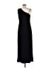 MSK Solid Black Casual Dress Size M - photo 2