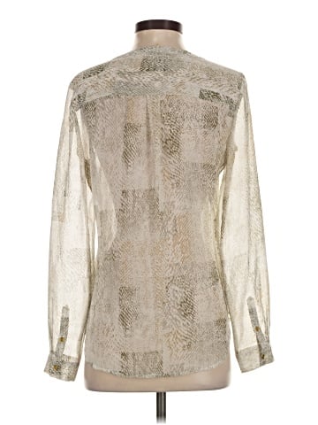 Ecru Long Sleeve Blouse (view 2)