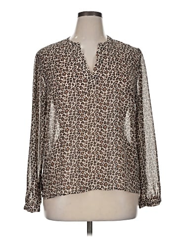 A New Day Long Sleeve Blouse (view 1)