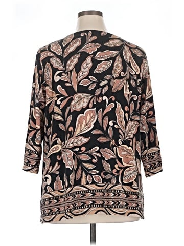 Belle By Kim Gravel 3/4 Sleeve Blouse (view 2)