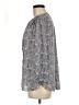 NYDJ 100% Polyester Gray 3/4 Sleeve Blouse Size M - photo 5
