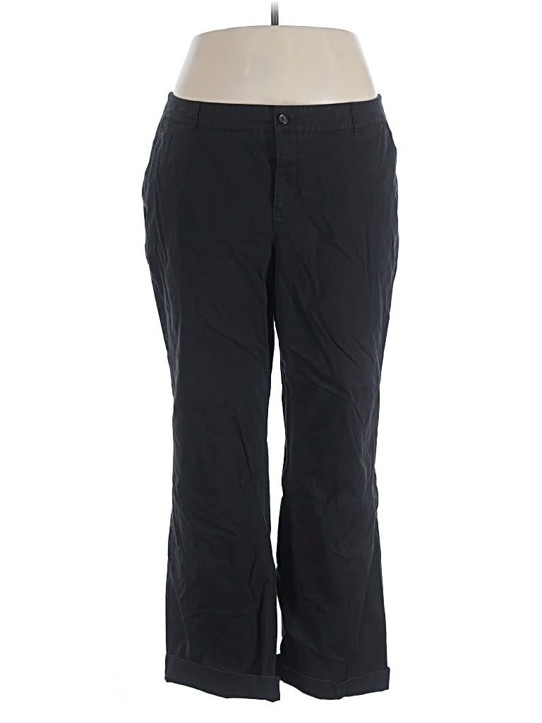 Pre-owned Eddie Bauer Casual Pants In Black