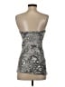 Express Silver Sleeveless Top Size S - photo 2