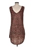 Unbranded Tweed Brown Burgundy Casual Dress Size M - photo 2