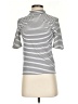 J.Crew Stripes Ivory Short Sleeve Turtleneck Size S - photo 1