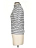 J.Crew Stripes Ivory Short Sleeve Turtleneck Size S - photo 5
