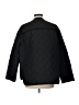 Ann Taylor LOFT 100% Nylon Solid Black Jacket Size L - photo 2