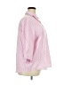 Lomon Stripes Pink 3/4 Sleeve Blouse Size XXL - photo 4