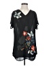 CAbi 100% Polyester Black Short Sleeve Blouse Size S - photo 1
