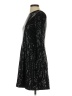Scoop 100% Polyester Metallic Black Cocktail Dress Size XS - photo 5