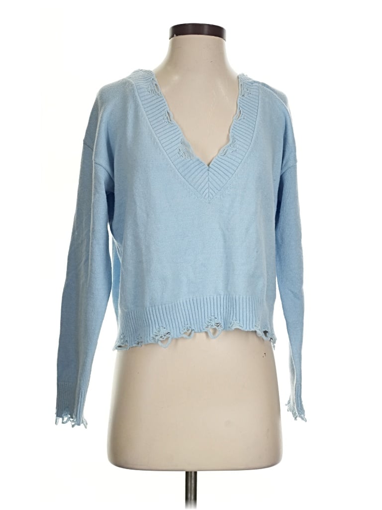 Pre-owned Wild Honey Pullover Sweater In Blue