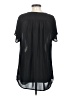 CAbi 100% Polyester Black Short Sleeve Blouse Size S - photo 2