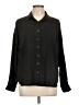 Assorted Brands Solid Black Long Sleeve Button-Down Shirt Size L (estimated) - photo 1