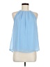 Miami 100% Polyester Blue Sleeveless Blouse Size M - photo 1