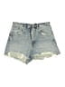 Zara Blue Denim Shorts Size 4 - photo 1