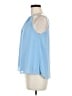 Miami 100% Polyester Blue Sleeveless Blouse Size M - photo 5