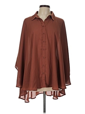 Midnight Velvet 3/4 Sleeve Blouse (view 1)