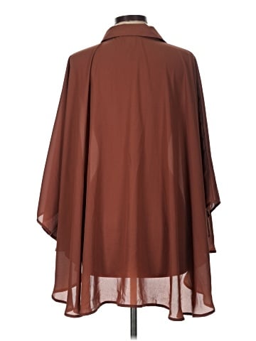 Midnight Velvet 3/4 Sleeve Blouse (view 2)