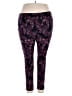 Faded Glory Print Purple Active Pants Size 3X - photo 1