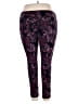 Faded Glory Print Purple Active Pants Size 3X - photo 2
