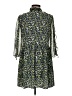 Zara Basic Print Green Casual Dress Size M - photo 2