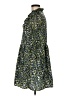 Zara Basic Print Green Casual Dress Size M - photo 5