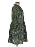 Zara Basic Print Green Casual Dress Size M - photo 4