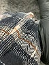 She + Sky Plaid Black 3/4 Sleeve Button-Down Shirt Size M - photo 8