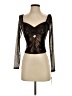 Alex & Sophia Black Long Sleeve Top Size XS - photo 1