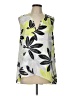 Alfani 100% Polyester Gray Sleeveless Blouse Size L - photo 1