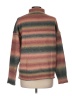 Evereve Stripes Brown Turtleneck Sweater Size M - photo 2