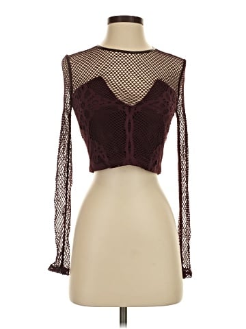 LaPina by David Helwani Long Sleeve Top (view 1)