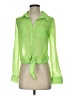 L.e.i. Green Long Sleeve Blouse Size S - photo 1