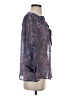 Canyon River Blues 100% Polyester Blue 3/4 Sleeve Blouse Size S - photo 4