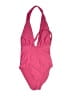 Summersalt Solid Pink One Piece Swimsuit Size 10 - photo 1